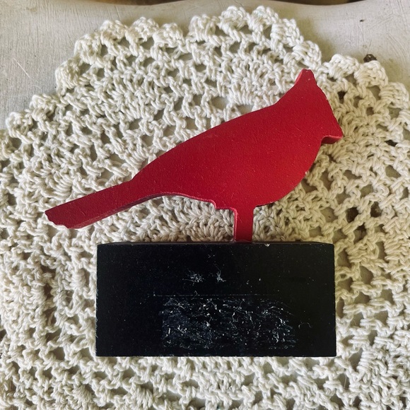 *Wooden Cardinal on “I Am Always With You” Base - Picture 5 of 13